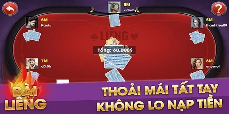 Bài liêng - tựa game bài thế hệ mới